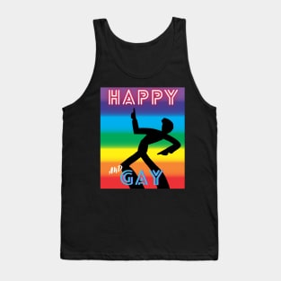 HAPPY AND GAY Tank Top